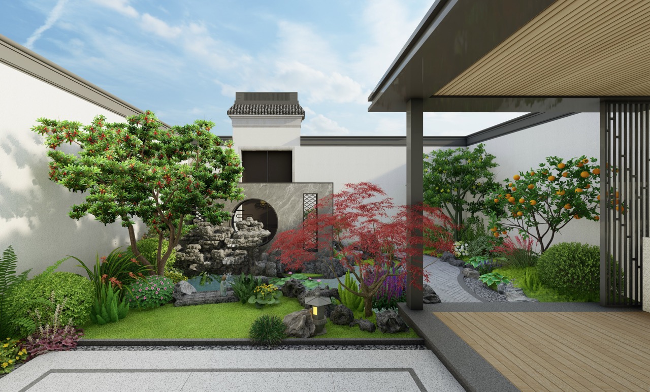 新中式庭院